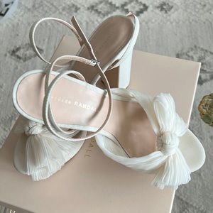 Loefler Randall Wedding platform heels